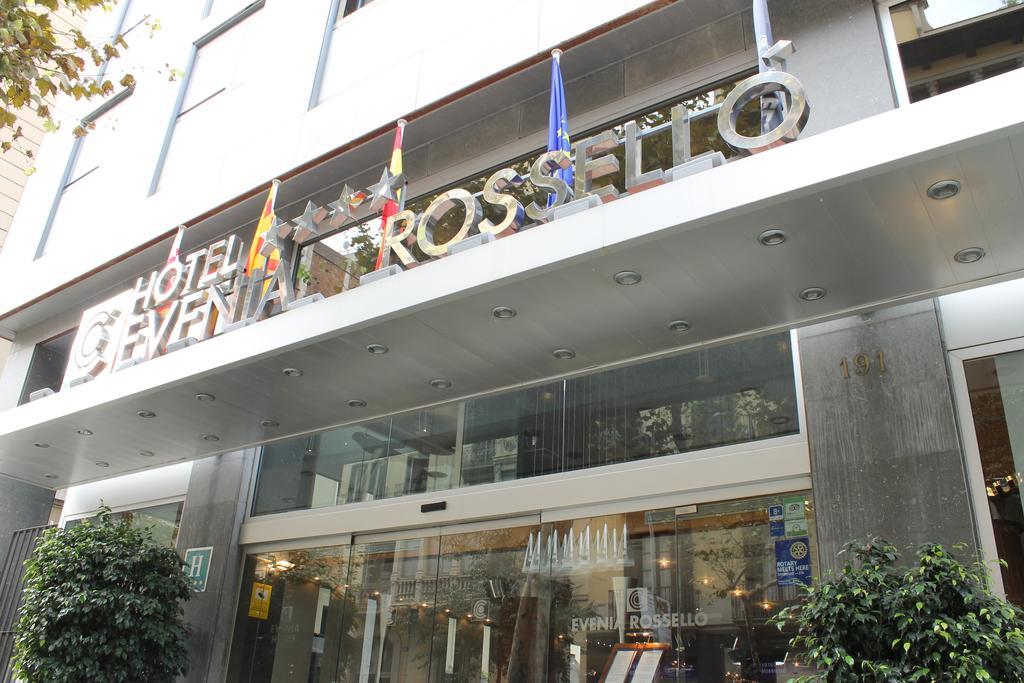 Evenia Rossello Hotel Barcelona Exterior foto