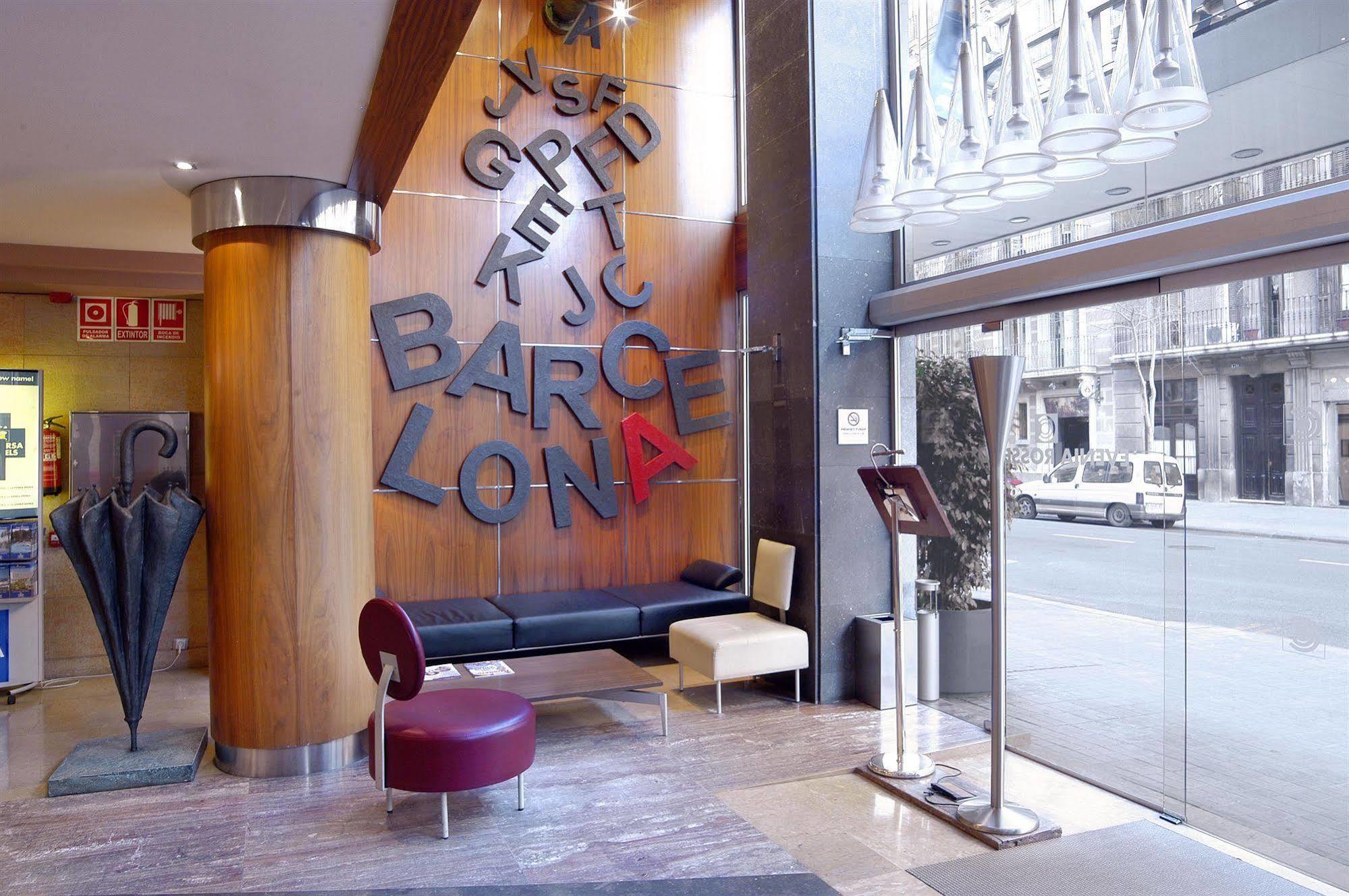 Evenia Rossello Hotel Barcelona Exterior foto